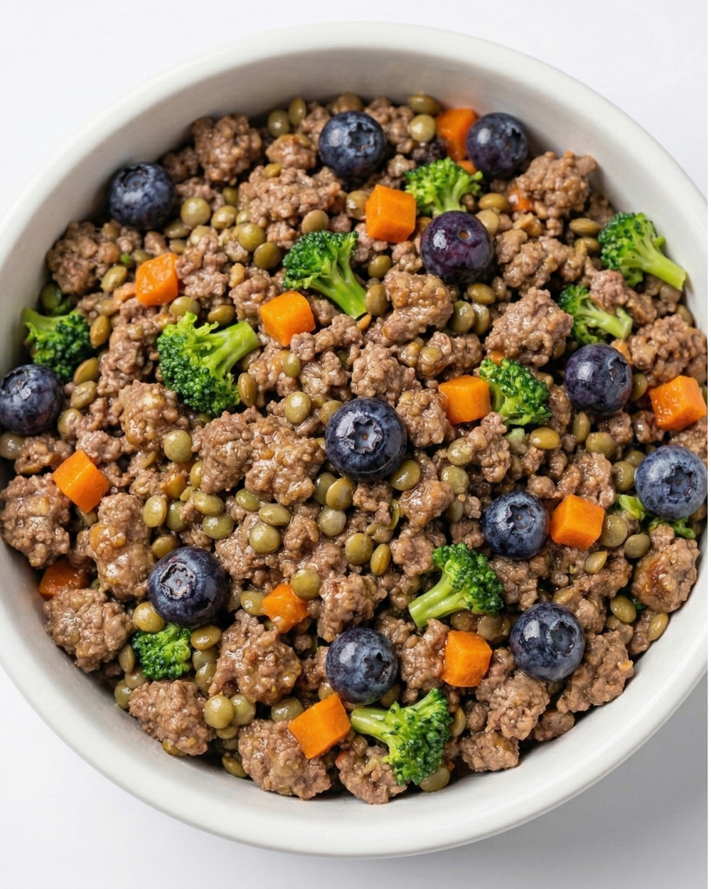 Healthy dog treats – Baa Ha lifestyle photo with happy dog – Dog & Whistle Pet Wellness