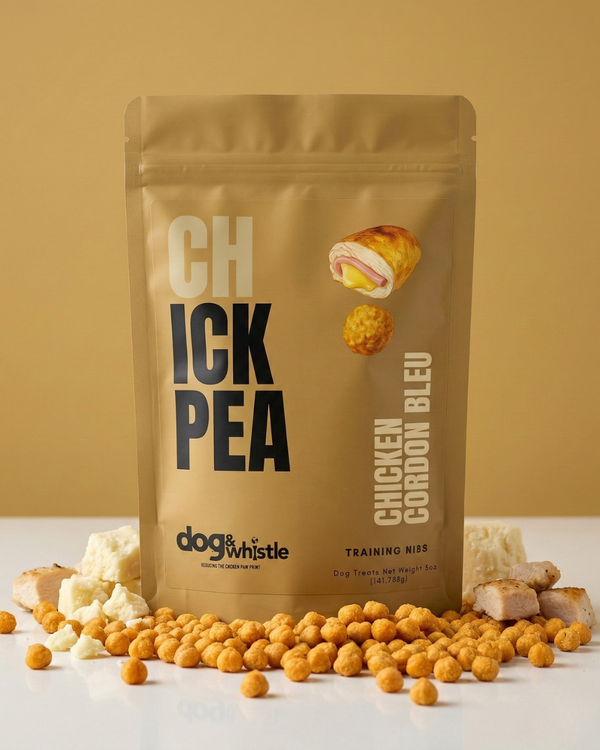 Chicken Cordon Bleu - 5oz pouch of dehydrated chicken dog training treats
