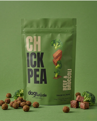 Beef & Broccoli Dog Treats - dehydrated dog training treats with whole food ingredients