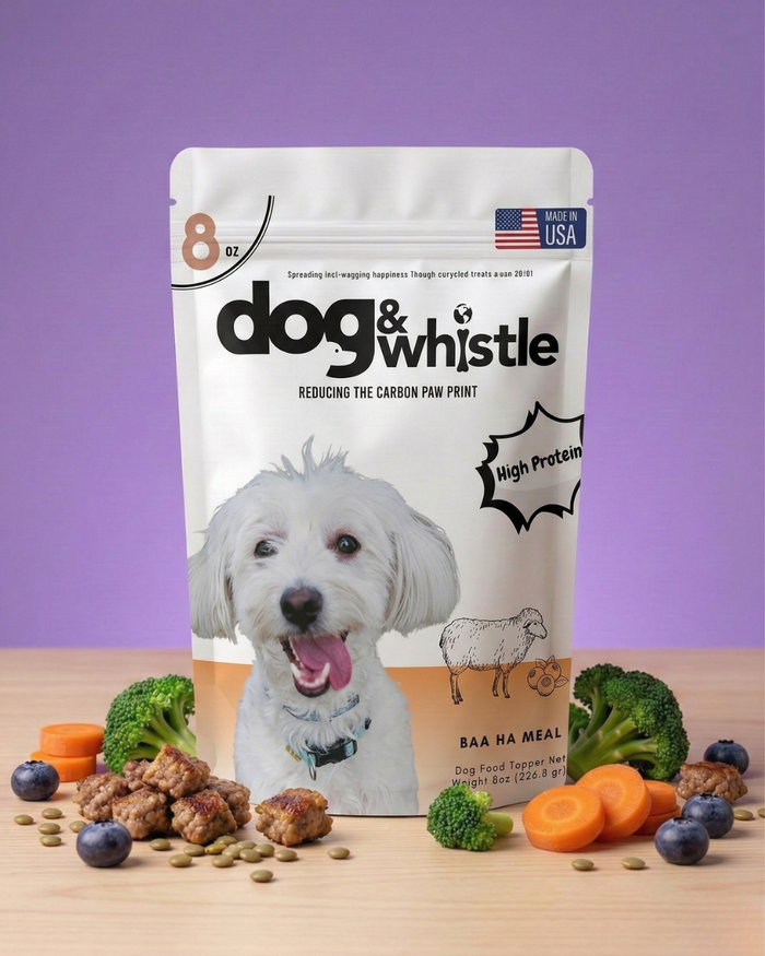 Baa Ha Meal Topper - healthy dog food topper with dehydrated lamb