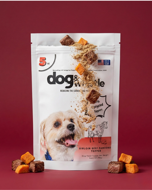 Sirloin Pawdobo Powdered Meal Topper - dehydrated sirloin beef and sweet potato dog food supplement