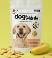 Banana Bites dog treat — product packaging front view