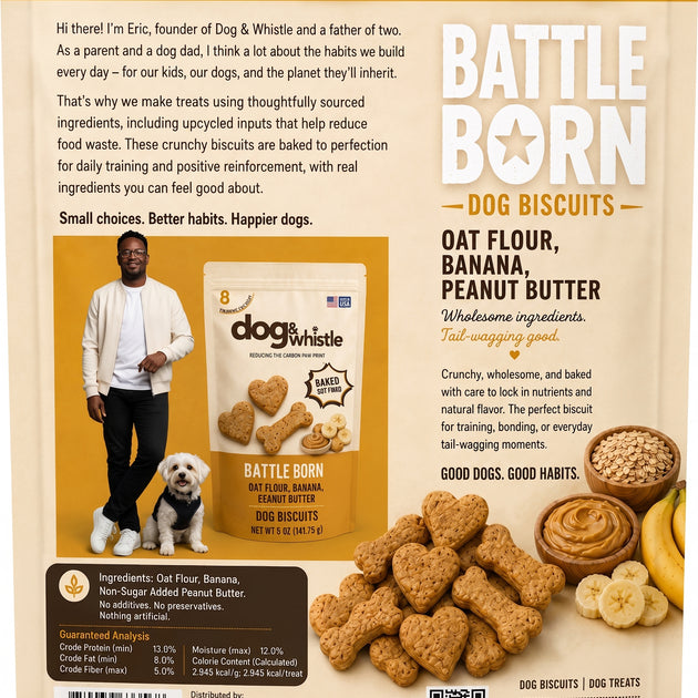 Dog & Whistle Battle Born Dog Biscuits