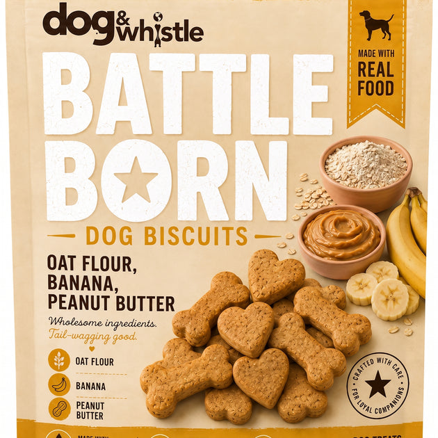Dog & Whistle Battle Born Dog Biscuits
