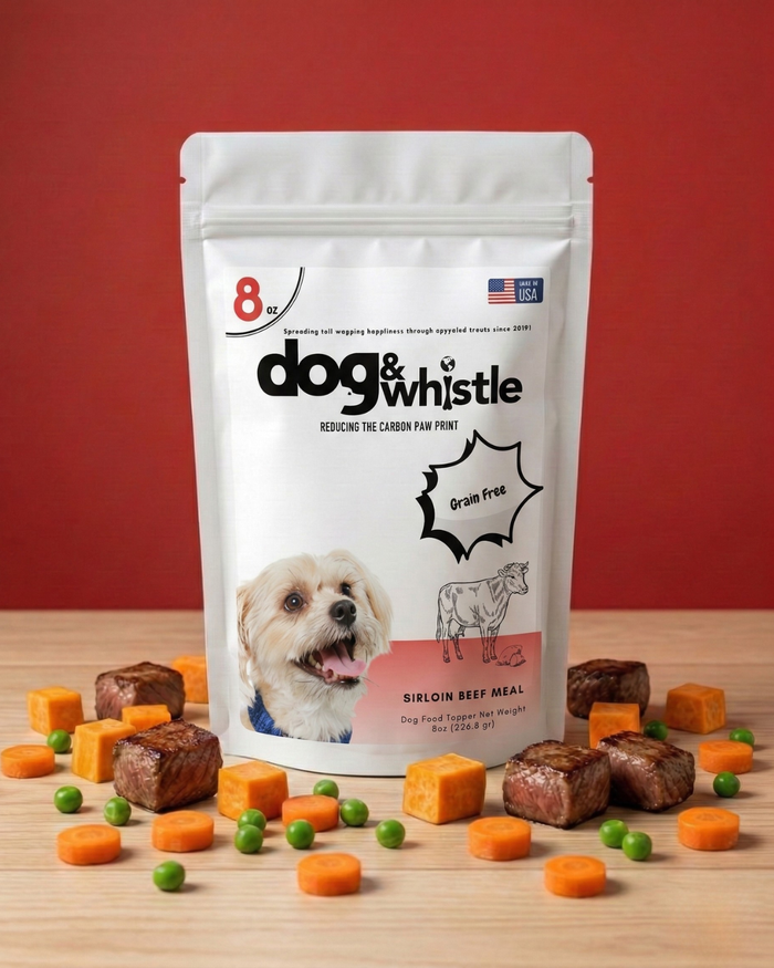 Sirloin Meal Topper - healthy dog food topper with dehydrated sirloin beef and sweet potato